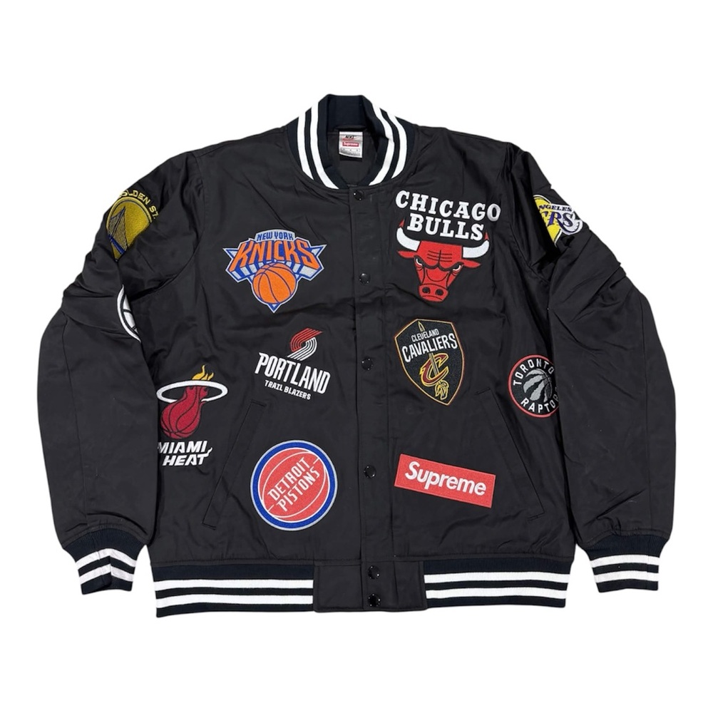 Supreme x Nike Nba Teams Warm Up Jacket Size M Brand New With Tags
